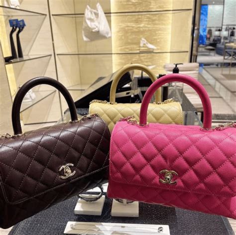 chanel with handle|chanel coco handle price.